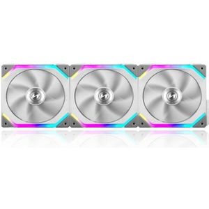 Lian-Li Kosiy 12UF3W UF-SL120-3W DIY (120 mm, 3 x), PC ventilator, Wit
