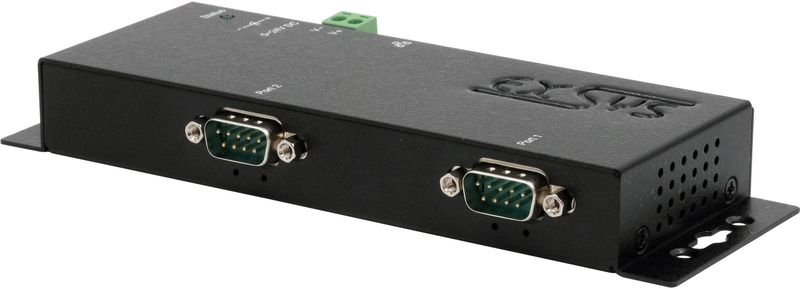 Exsys - EX-6112-2PoE - Seriële Apparaatserver - 2x RS232 - PoE