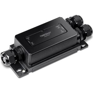 Trendnet - Netwerkextender - Zwart - 2 Poorten - 1 Gbps Gegevensoverdrachtsnelheid