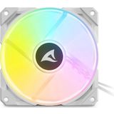 Sharkoon - Rebel F50 PWM ARGB - Ventilator - Wit - 120 mm