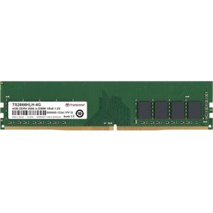 Transcend - DDR4 2666U-DIMM - RAM - Groen - 4GB