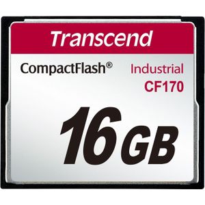 Transcend 16GB CF KAART (CF170) (16 GB, CF), Geheugenkaart