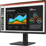 LG 27BQ75QB-B (2560 x 1440 pixels, 27"), Monitor, Zwart