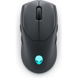 Dell Alienware AW720M (Bedraad, Draadloze), Muis, Zwart