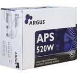 Intertech - Argus - PC-voedingseenheid - Zwart - 520W