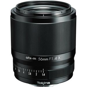 Tokina atx-m 56mm f/1.4 Plus Fujifilm X-Mount (Fujifilm X, APS-C / DX), Objectief, Zwart