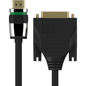 Purelink HDMI (type A) - DVI (2 m, DVI, HDMI), Videokabel
