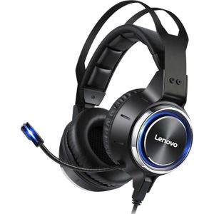 Lenovo Gaming hoofdtelefoon HS25 (Bedraad), Gaming headset, Zwart