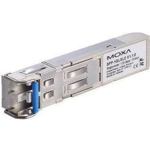 Moxa SFP-1GZXLC - SFP-module met 1 1000BaseZX-poort met LC-connector voor transmissie over 80 km, Zendontvangers