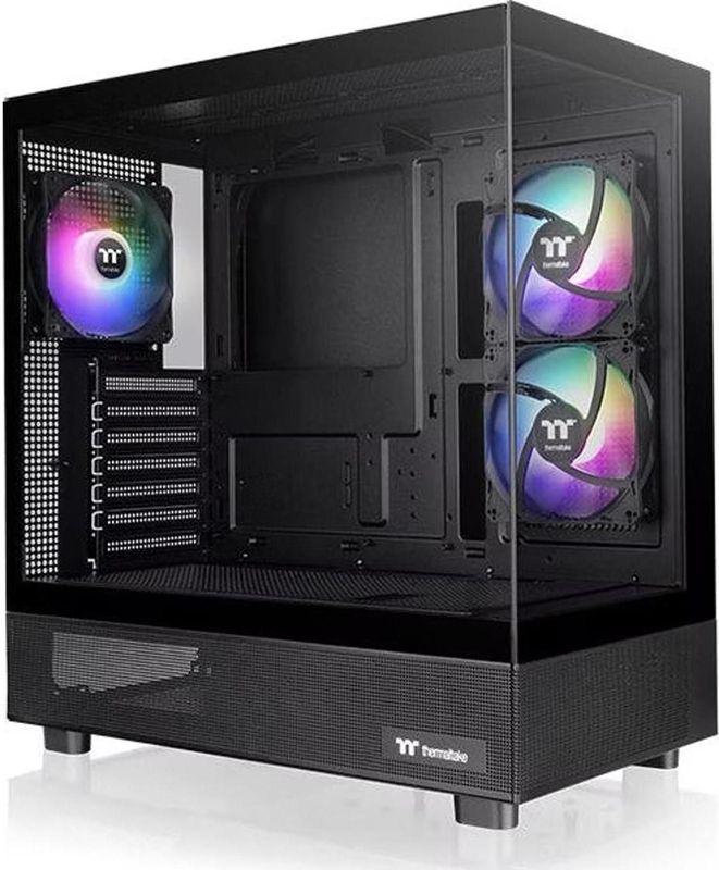 Thermaltake - View 270 Plus TG ARGB - PC-behuizing - Zwart - E-ATX, Mini-ITX, mATX, ATX