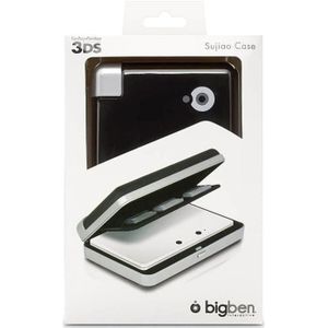 Bigben Sujiao Hardcase - zilver/zwart 3DS (3DS), Andere spelaccessoires, Zwart, Wit