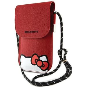 Hello Kitty Torebka HKOWBPSCKER czerwony/rood Leren Schuilplaats Kitty Koord, Telefoon accessoires