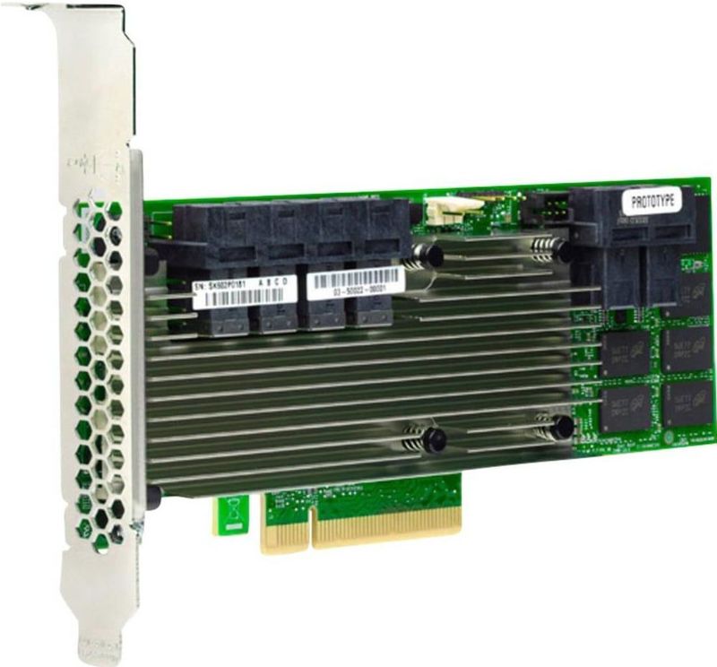 Broadcom - MegaRAID SAS 9361-24i - Storage Controller - 24 Kanaal - SATA / SAS 12Gb/s - Laag Profiel - PCIe 3.0 x8