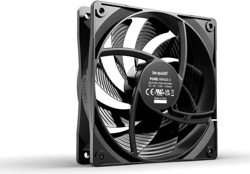 be quiet! - Pure Wings 3 - PC Ventilator - Zwart - 120 mm - 3-Pack