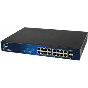 Allnet - Unmanaged Layer 2 - Netwerkschakelaar - 18 Poorten - 240W PoE Budget