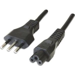 HP SNOER, AC PWR, 3W ITL, Onderdelen voor notebooks, Zwart