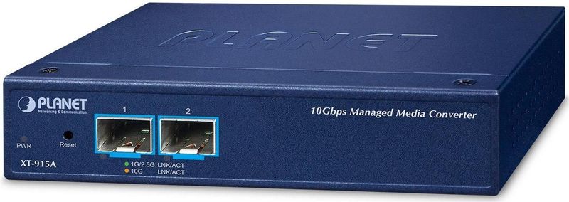 Planet - XT-915A - 2-Port SFP+ Managed Media Converter