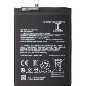 Aftermarket Akku BN55 fur Redmi Note 9S, Batterij smartphone