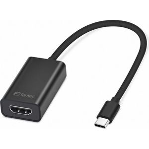 Fantec UMP-HDMI4K USB ADAPTER (HDMI, 2.80 cm), Data + Video Adapter, Zwart