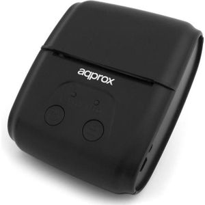 Approx appPOS58PORTABLE (RS-232, USB), Ontvangstbewijs printer, Zwart