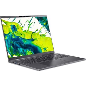 Acer Aspire 16 AI OLED (A16-61M-R0Q9) 16,0" WUXGA, OLED, Ryzen AI R5-340 (50 TOPS), 16GB RAM, 512GB (16", 512 GB, 16 GB, DE, AMD Ryzen AI 5 340), Notebook, Grijs