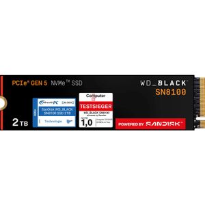 SANDISK WD BLACK SN8100 NVMe SSD 2TB Retail (2000 GB, M.2 2280), SSD