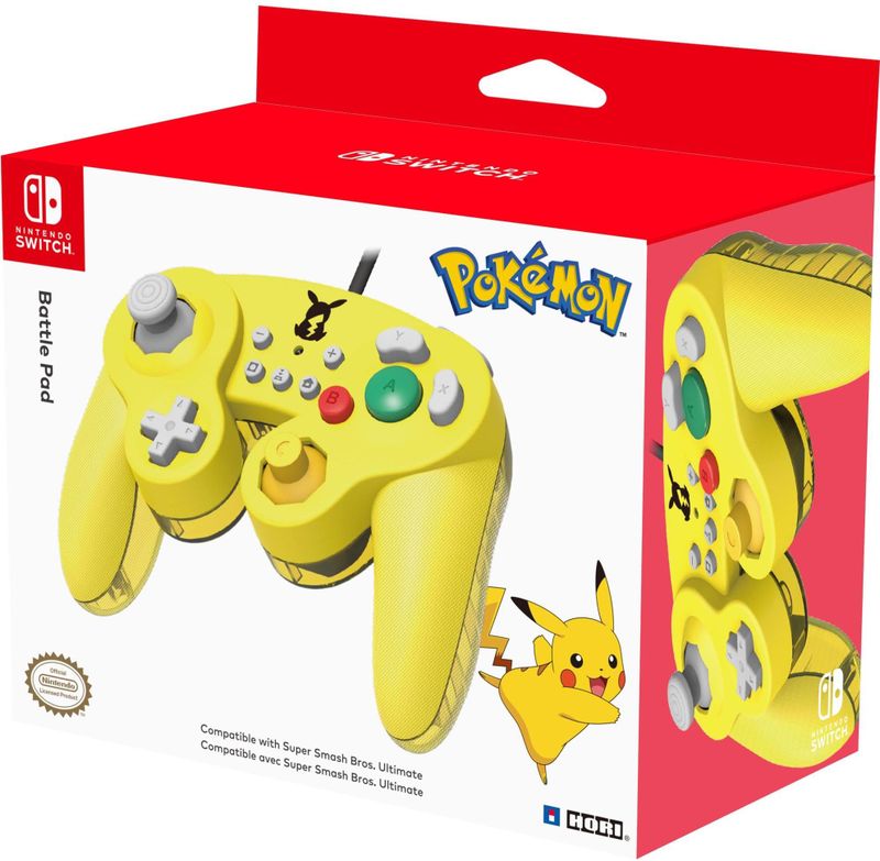 Hori - Super Smash Bros Pikachu Gamepad - Nintendo Switch - Gamecontroller