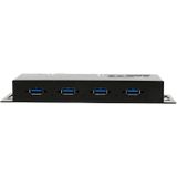 EX-1184HMVS-2 - USB 3.2 Gen 1 Hub - Metaal - 4 Poorten - 15KV ESD