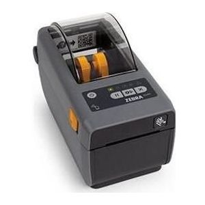 Zebra ZD411, 12 dots/mm (300dpi), RTC, EPLII, ZPLII, USB, USB-host, BT, WLAN (300 dpi), Labelprinter, Zwart