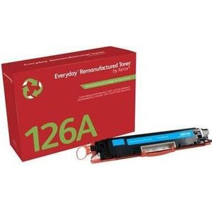 Xerox, Toner, Cyaan tonercartridge. Gelijkwaardig aan HP CE311A. Compatibel met HP Colour LaserJet 175 MFP