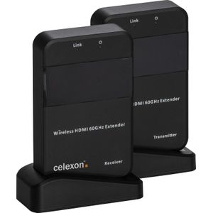 Celexon Expert HDMI draadloze set WHD30M (30 m, HDMI 1.4a), Draadloze zender, Zwart