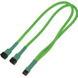 Nanoxia - nx3py60ng - Intern 2ft - Molex 3-Pin - Groen - Elektriciteitssnoer