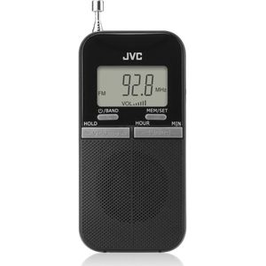 JVC RAE411B (AM, FM), Radio, Zwart