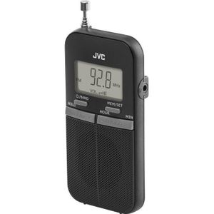 JVC RAE411B (AM, FM), Radio, Zwart