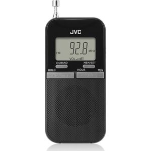 JVC Leverancier heeft geen productnaam opgegeven (AM, FM), Radio, Zwart