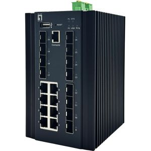 LevelOne IGU-2072 netwerk-switch Managed L2+ Gigabit Ethernet (10/100/1000) Zwart
