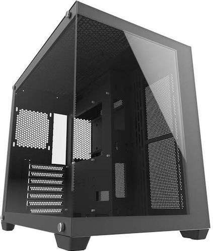 Darkflash - C285P - Computerbehuizing - Zwart - Gehard Glas