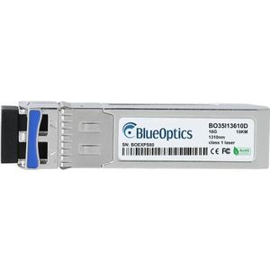BlueOptics Compatibel Oracle 7101680  BO35I13610D SFP+ Transceiver, LC-Duplex, 16GBASE-LW, Fibre Channel, Sin, Zendontvangers, Zilver