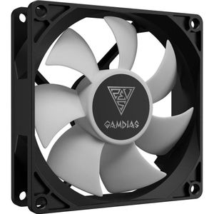 Gamdias Cooler processor Boreas E1 210 Lite fRGB lighting (127 mm), Processorkoeler, Zwart
