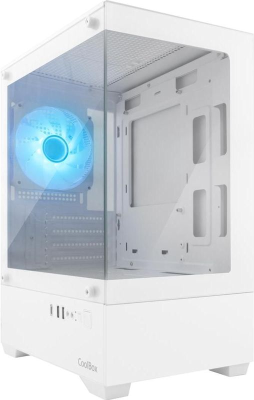 CoolBox - GM200 Vision Lite - PC-behuizing - Wit - mATX en Mini-ITX