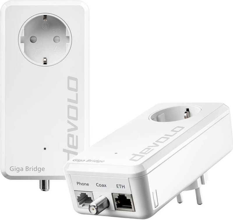 Devolo - Giga Bridge - Netwerkadapter - Coax - EU