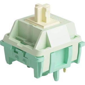 Akko Cilantro Switch, mechanisch, 5-Pin, linear, MX-Stem, 36g - 45 Stück, lubed, Muis + Toetsenbord Accessoires, Groen