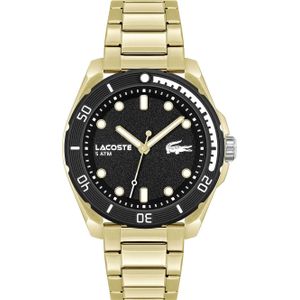 Lacoste, Horloge, 2011287 Finn herenhorloge 44mm 5ATM, Goud, (Analoog horloge, 44 mm)