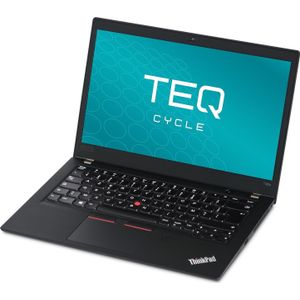Teqcycle Lenovo ThinkPad T480s Intel® Core™ i5 i5-8250U Laptop 35,6 cm (14") Full HD 8 GB DDR4-SDRAM 256 GB SSD Wi-Fi 5 (802.11ac) Windows 11 Pro Zwart