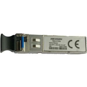Hikvision HK-SFP-1.25G-20-1310-DF - glasvezel - 1250 Mbps - SFP - LC - 9/125 µm - 20000, Zendontvangers, Grijs