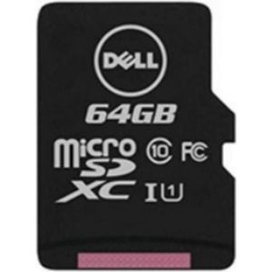 Dell Flashgeheugenkaart - 64 GB - microSDXC (64 GB), Geheugenkaart, Zwart