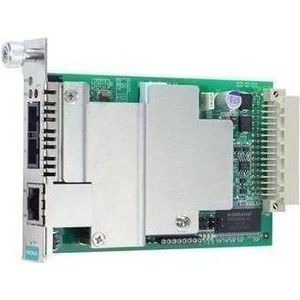 Moxa CSM-400-1214 - Converter van 10100BaseT(X) naar 100BaseFX insteekbare beheermodule, multimodus SC c, Data converter