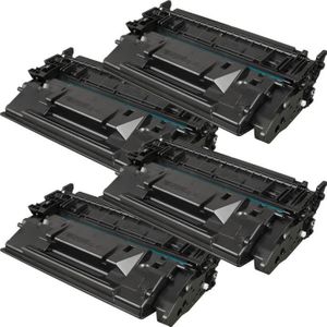 Ampertec, Toner, 4 Kompatible Toner ersetzt HP CF226X 26X Multipack schwarz (BK)