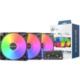 Montech - GF120 PWM - Ventilator - 120 Mm - Zwart