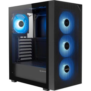 Unykach UK121805 (mATX, ITX, ATX), PC-behuizing, Zwart